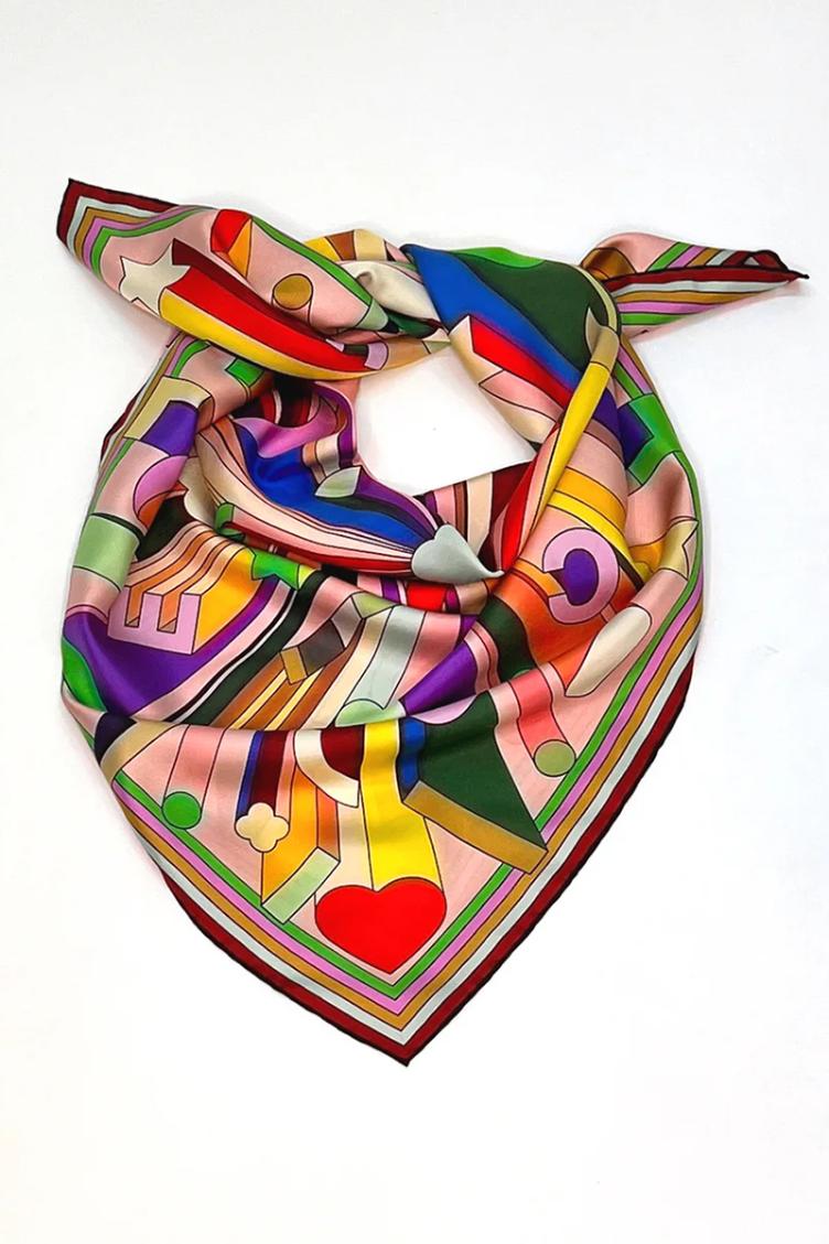 Seidenfoulard COME AS YOU ARE L - 1