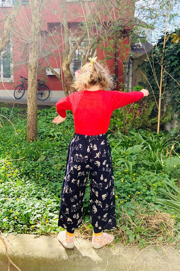 Sommerhose 3/4 Frosch+Hase - 0