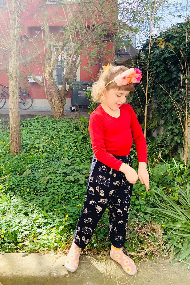 Sommerhose 3/4 Frosch+Hase - 1