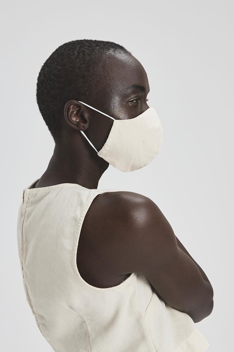 Stoffmaske Smile
