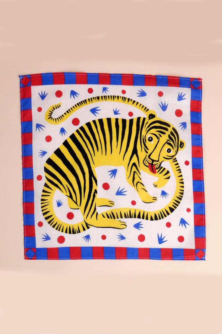 Stofftüchlein Tiger