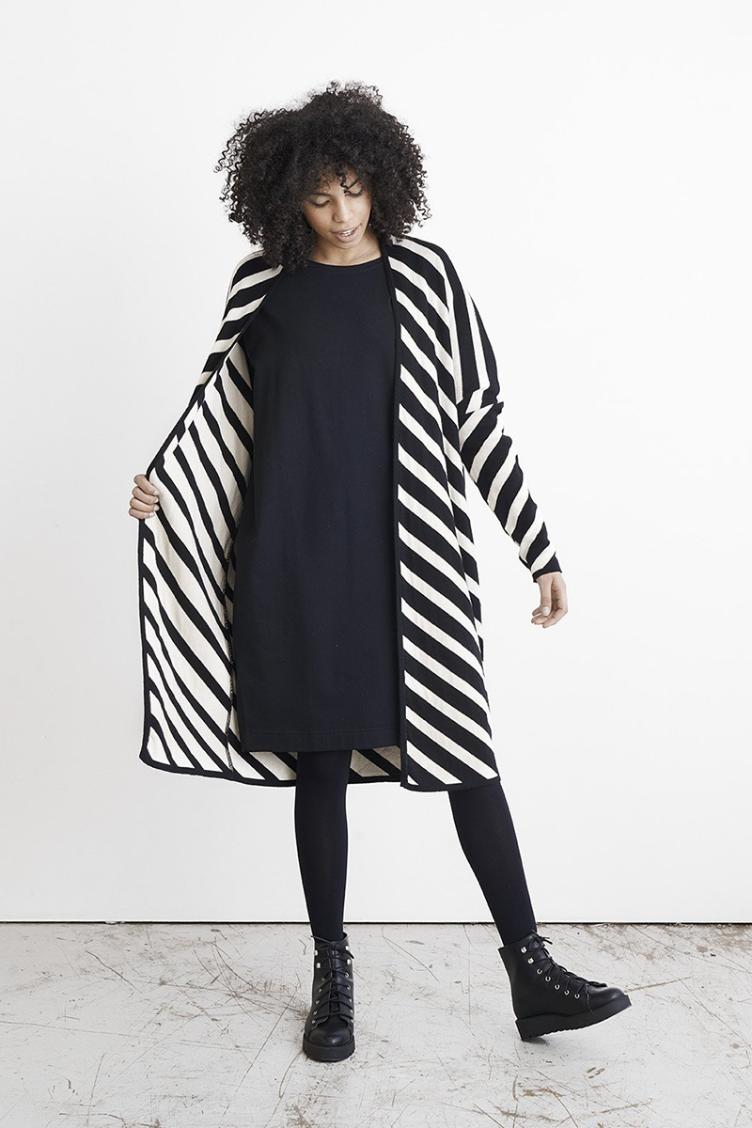 Strickmantel Stripes - 0