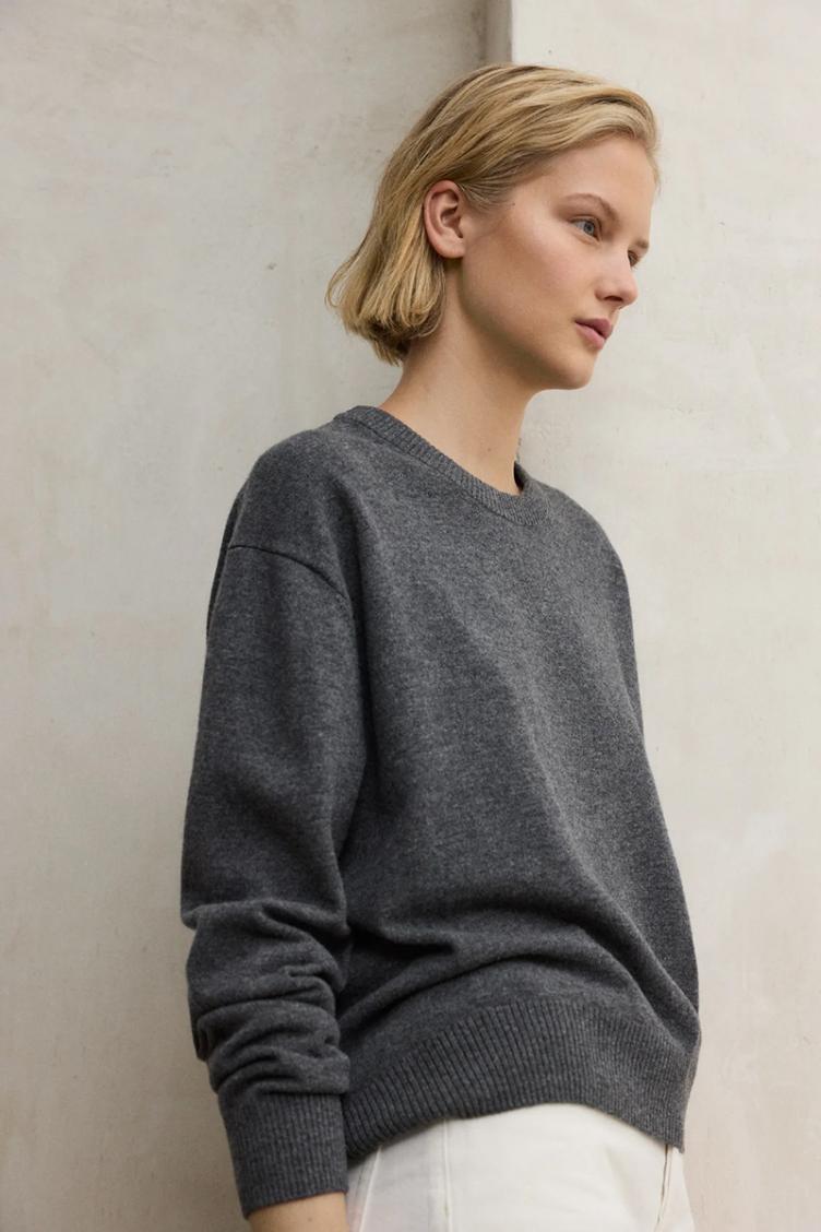 Strickpullover Cosmos rundhals - 0