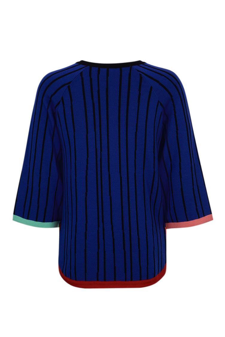 Strickpullover in Blau - 1