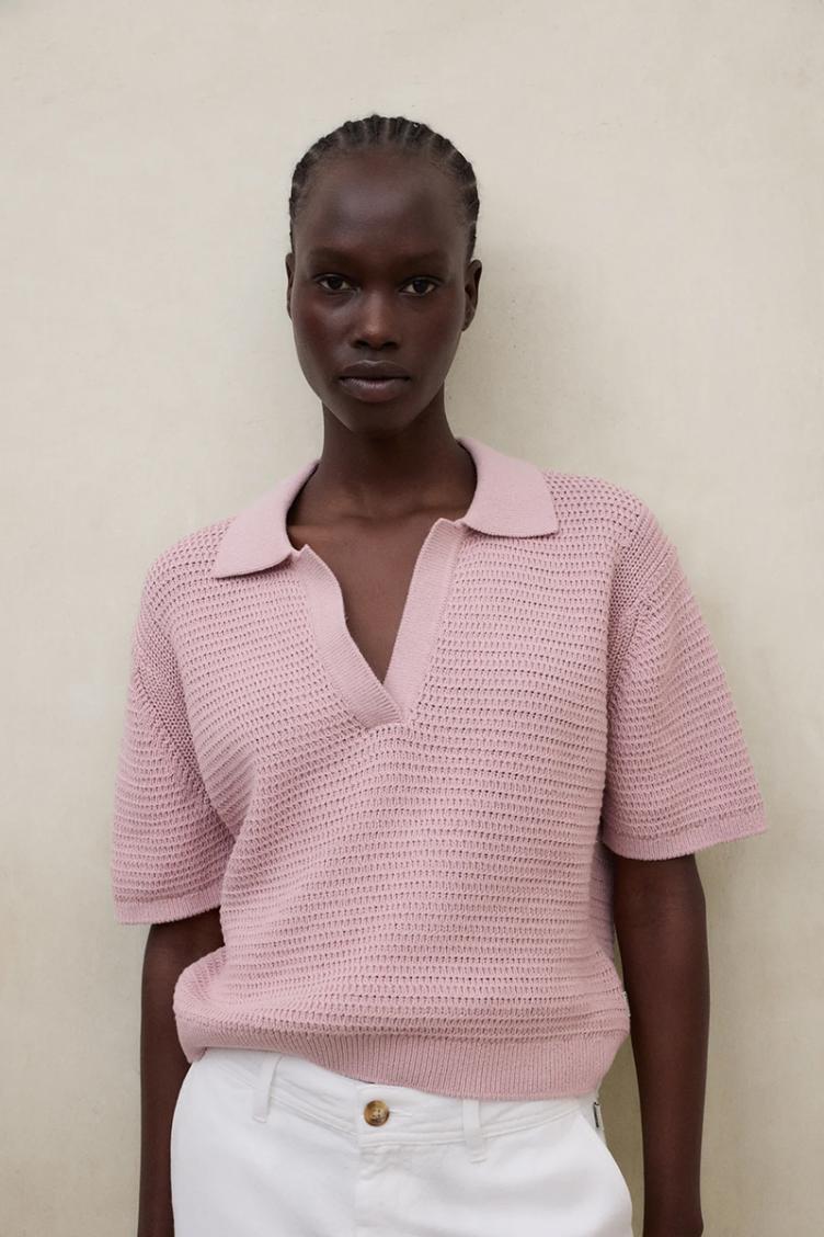 Strickshirt Anna altrosa
