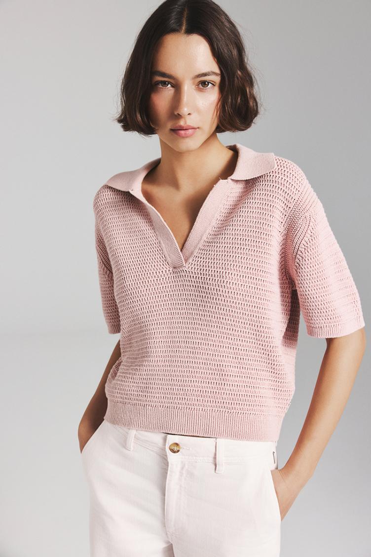 Strickshirt Anna altrosa - 6