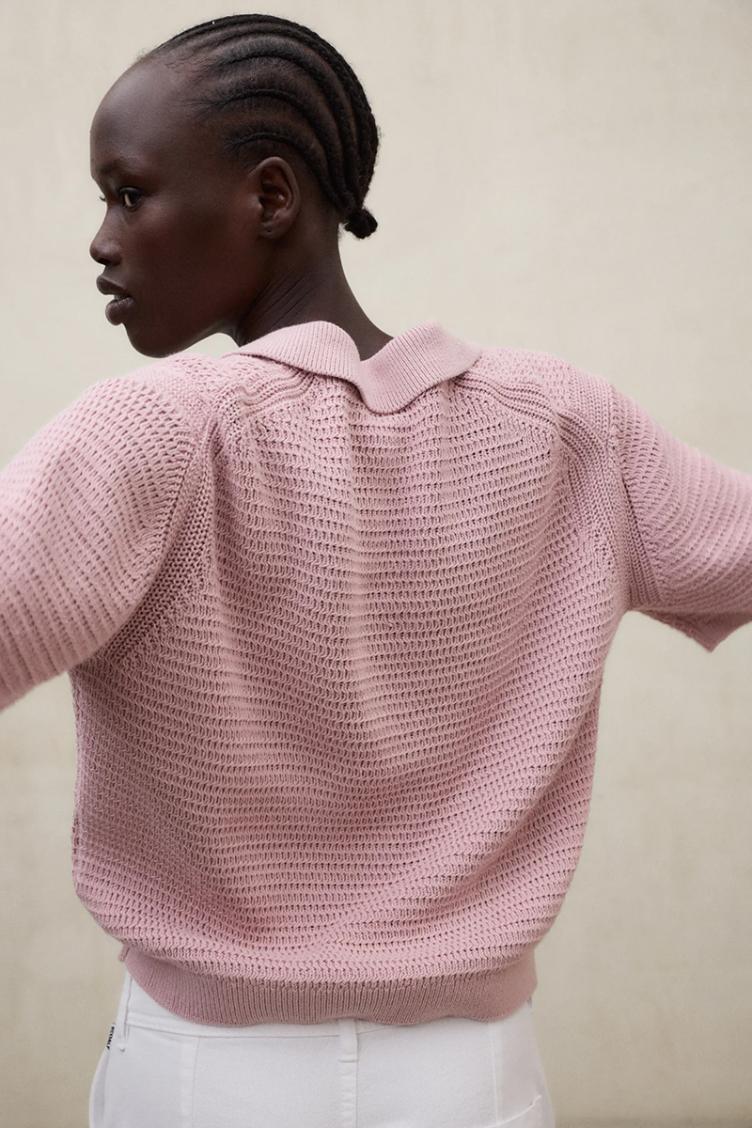 Strickshirt Anna altrosa - 7
