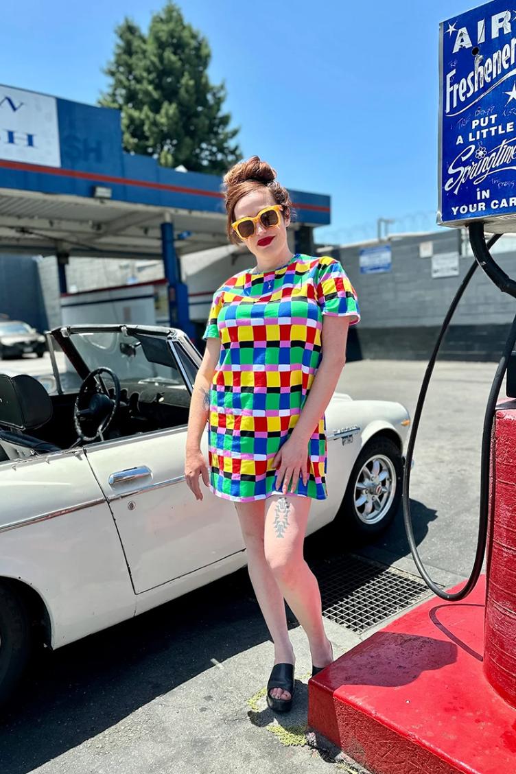 Tee Dress Candy Weave - 0