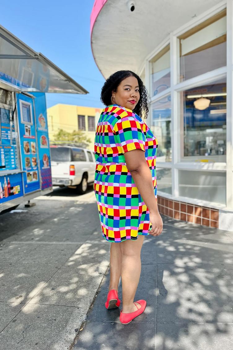 Tee Dress Candy Weave - 1