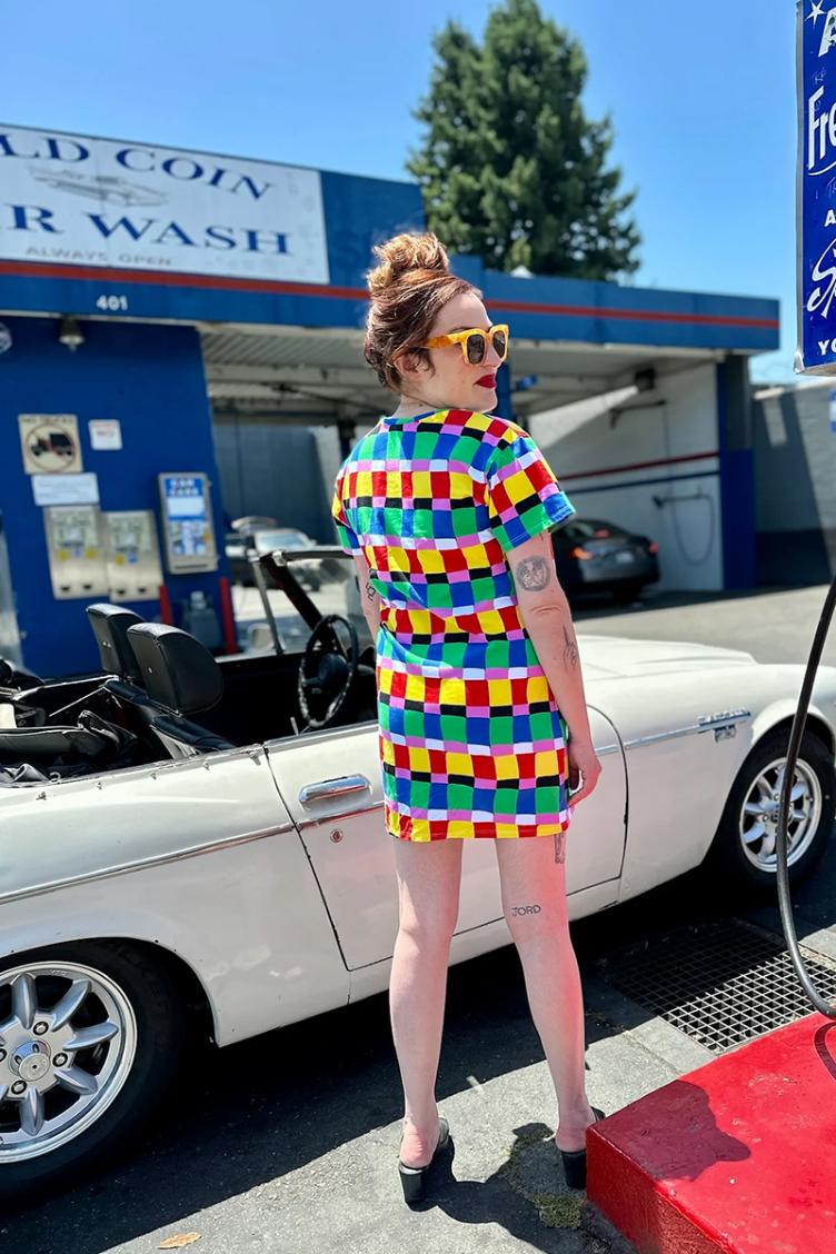 Tee Dress Candy Weave - 2