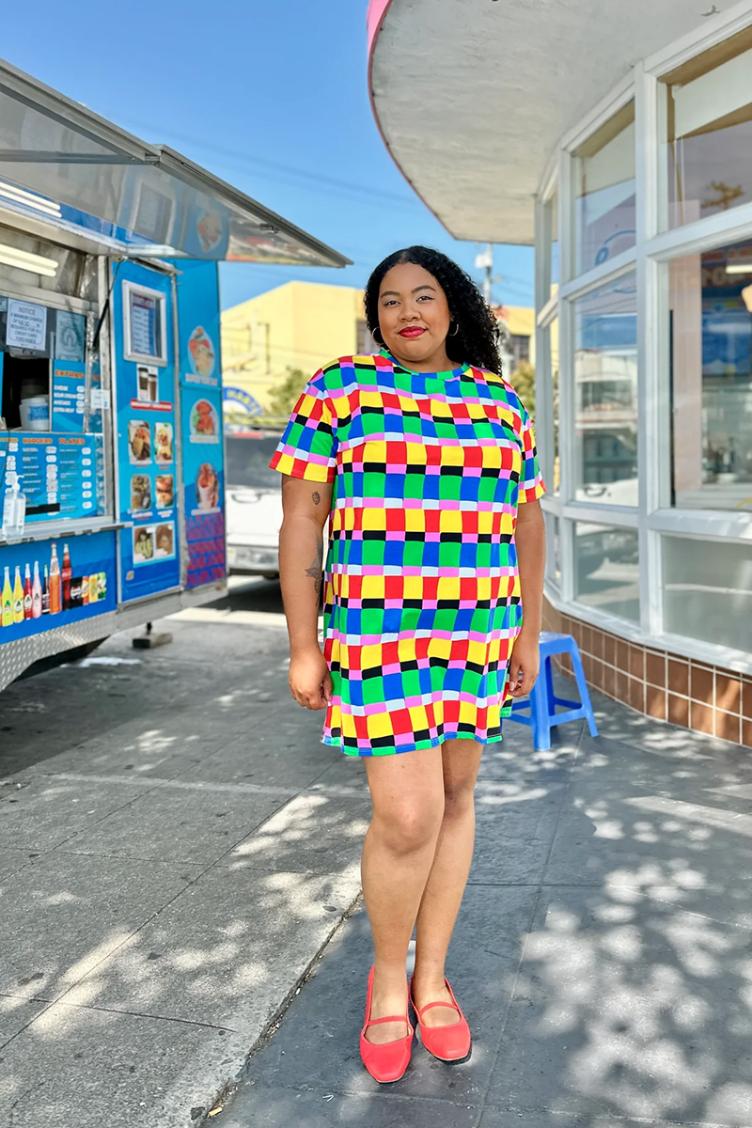 Tee Dress Candy Weave - 3