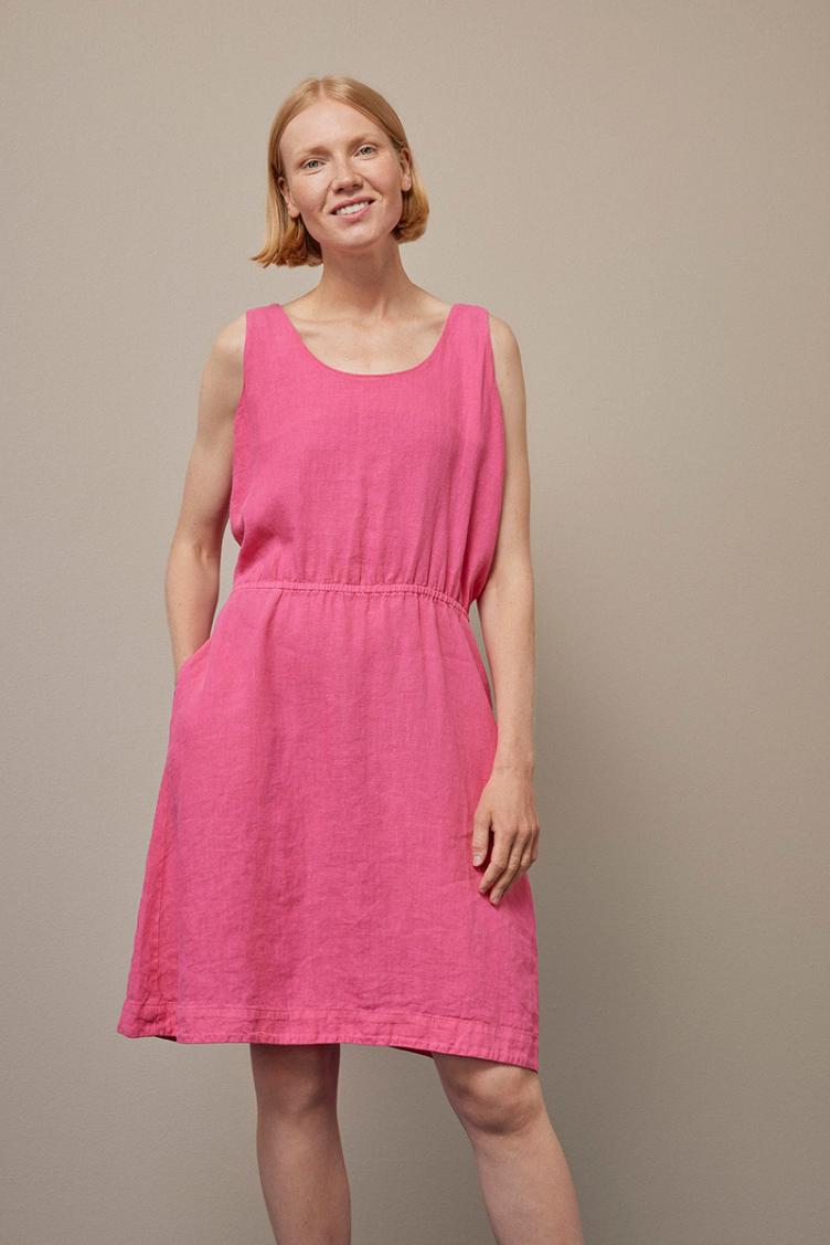 Trägerkleid Leinen