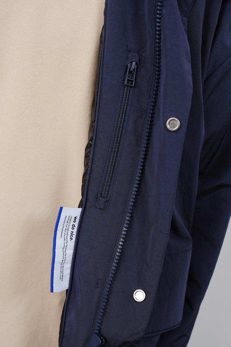 Unisex BLYN Puffer Coat dark navy - 3