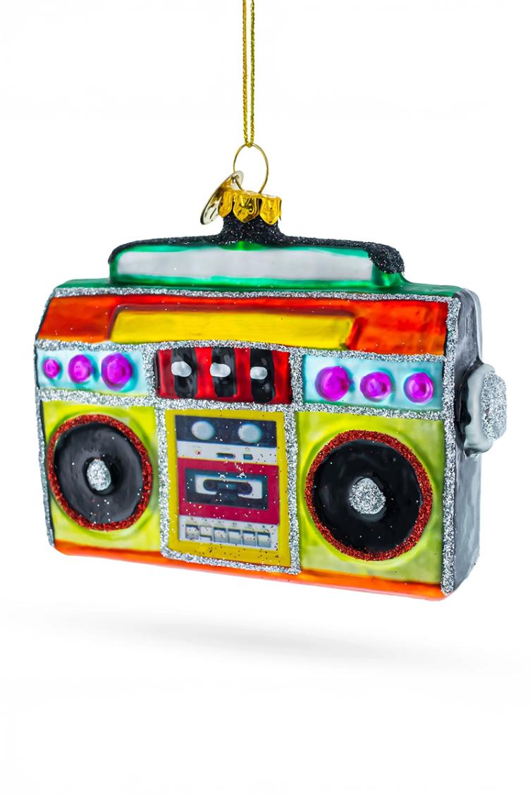 Weihnachtsschmuck Boombox - 0