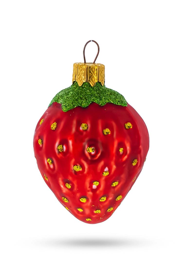Weihnachtsschmuck Erdbeere - 0
