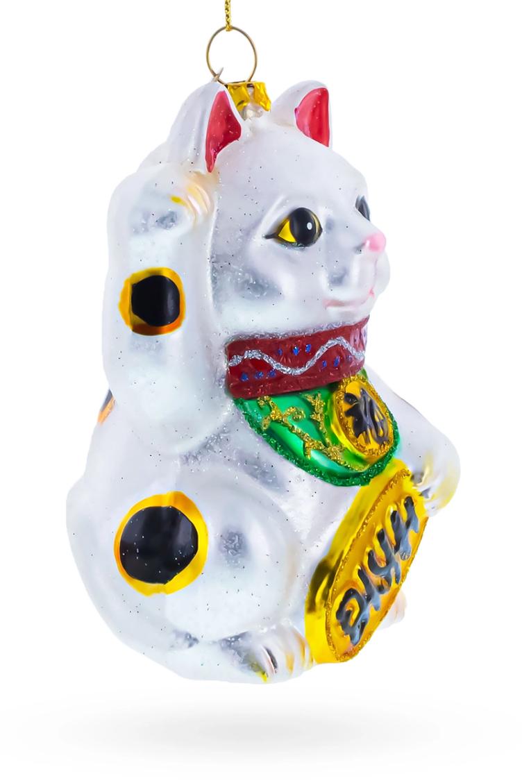 Weihnachtsschmuck Gückskatze - 1