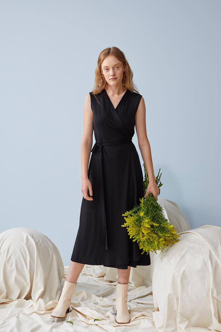 Wickelkleid Sleeveless - 0