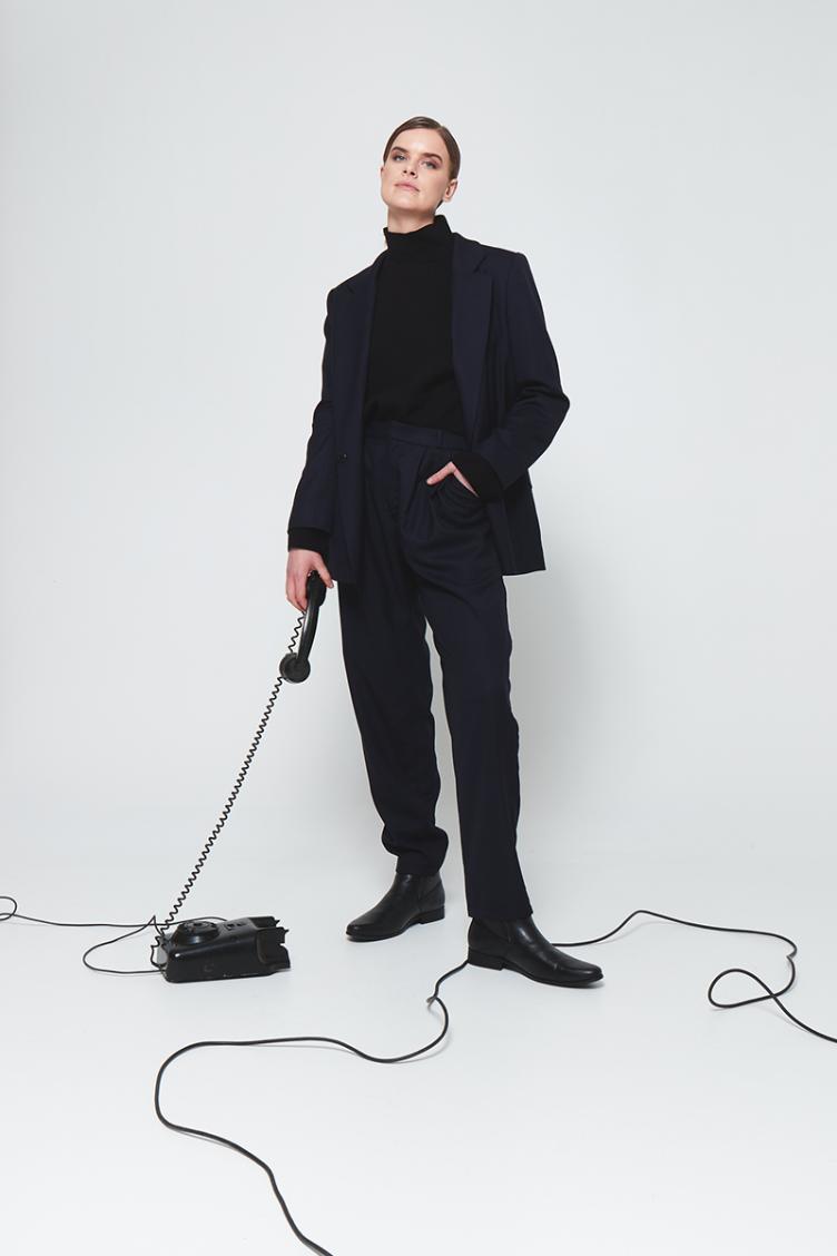 Wollhose pleated classic - 1