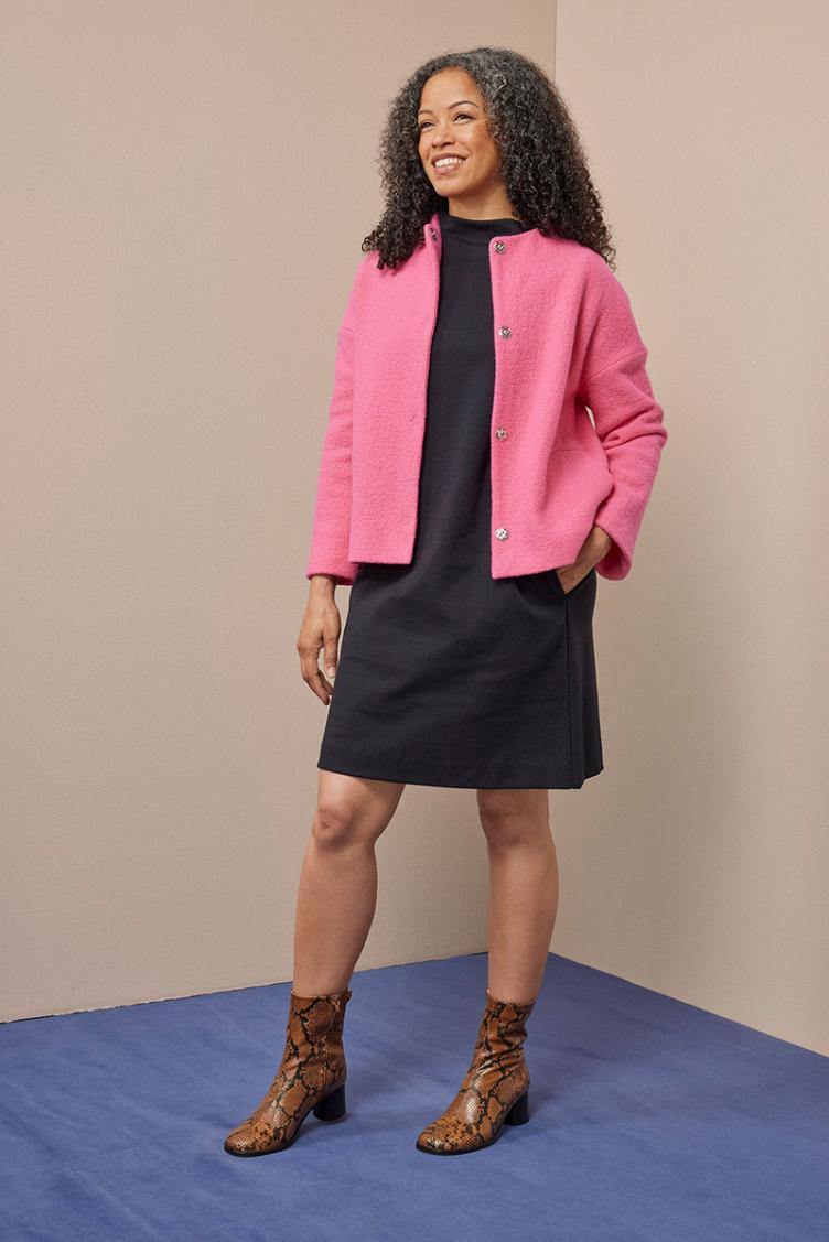 Wolljacke Flow Pink - 0