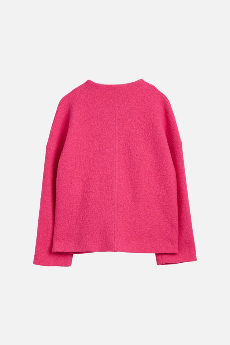 Wolljacke Flow Pink - 2