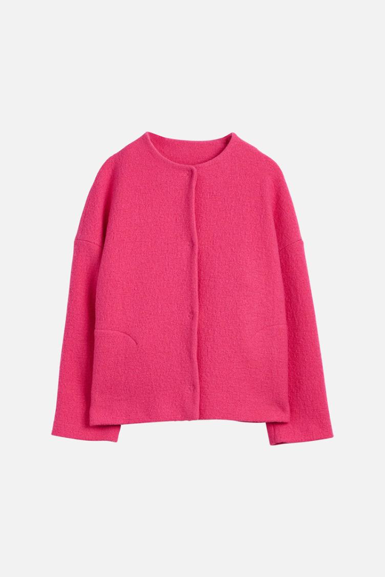 Wolljacke Flow Pink - 1