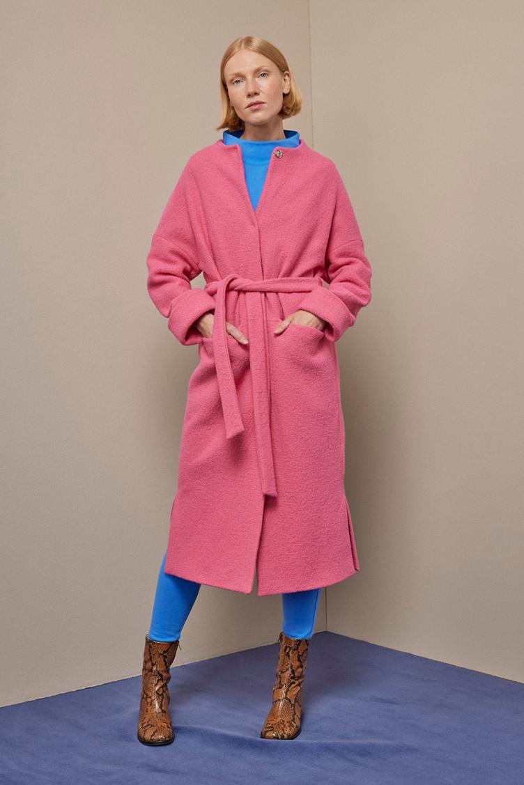 Wollmantel Flow Pink - 0