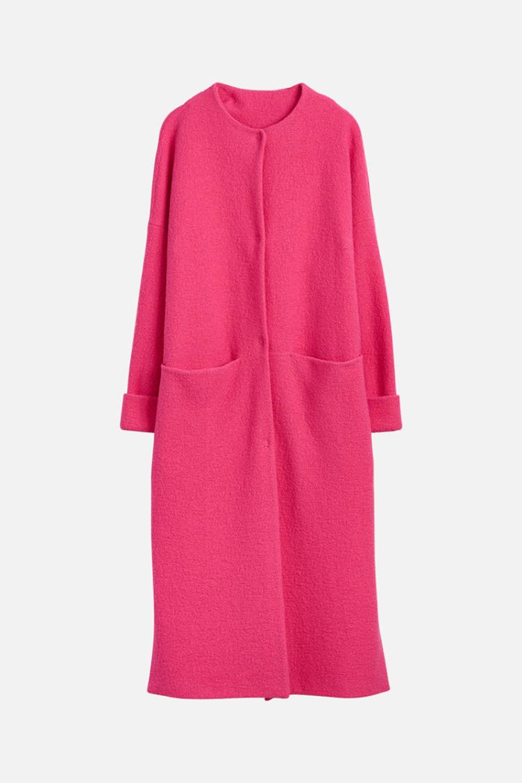 Wollmantel Flow Pink - 5