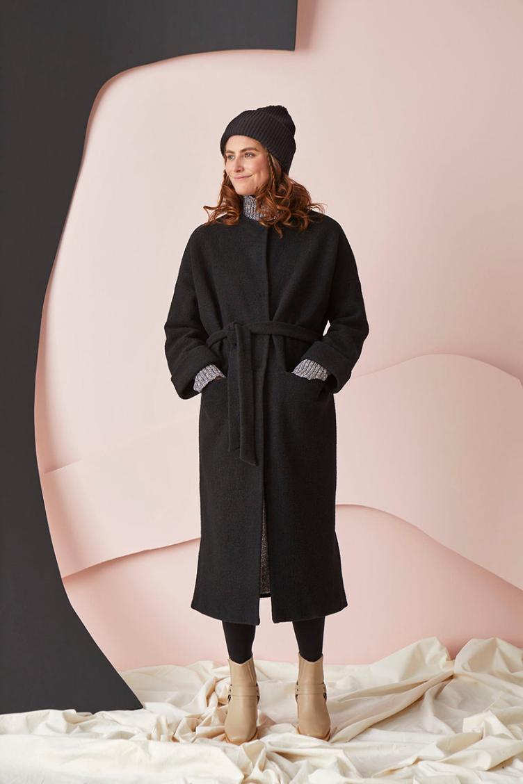 Wollmantel Rose